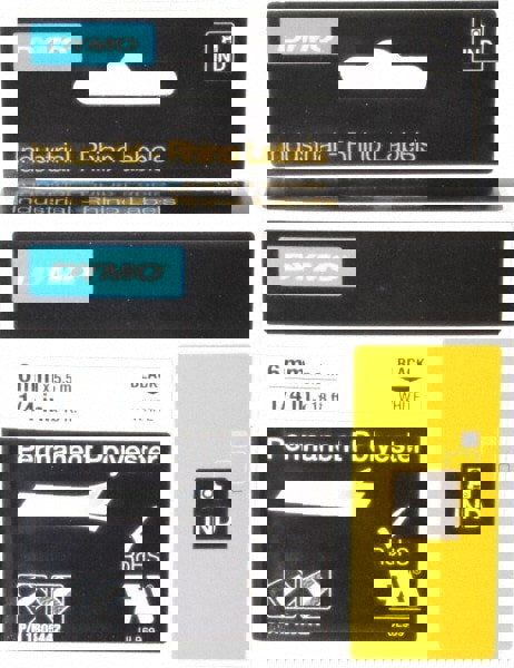 Label Maker Label: White, Polyester, 216